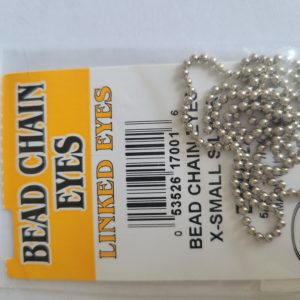 Wapsi Bead Chain Eyes (Silver)