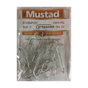 MUSTAD S74SNP -DT “Signature FLY HOOKS” 2XH/4XL (25pack)
