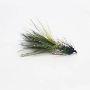 WWFW - Wooly bugger - Olive and Black