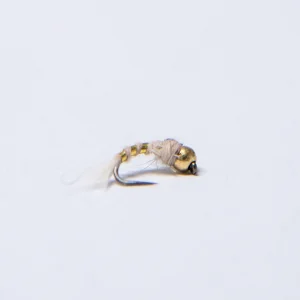 WWFW - White Hare's Ear Nymph - Jig / with curved hook (gold tungsten bead)