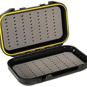 WWFW - Two (2) Sided Fly Box (Black w/ Leaf - Watertight)