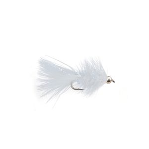 WWFW - White Wolly Bugger / Gold Beadhead