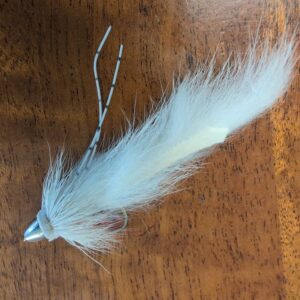 WWFW - Muddy Buddy - Cone head - White Streamer