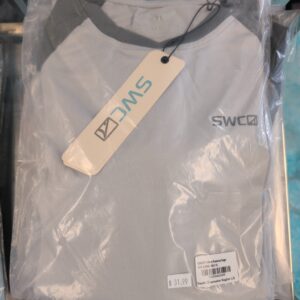 Skinny Water Culture / SWC - Clearwater Raglan - Youth - LS ( Silver & Sedona Sage ) Limited Supply